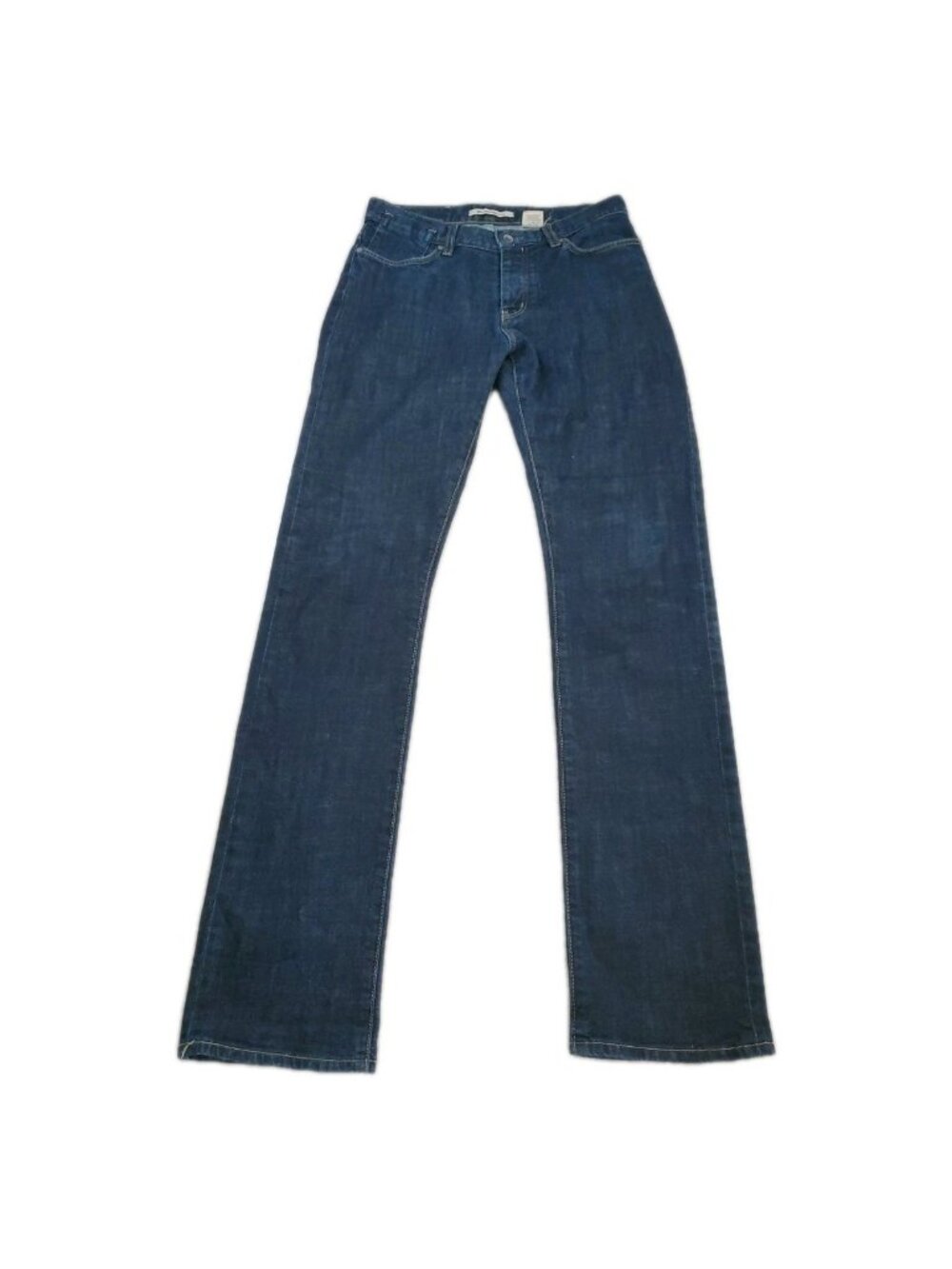 John Varvatos Bowery Jeans Men 28x33 Blue Slim Straight Button Fly Dark Wash USA